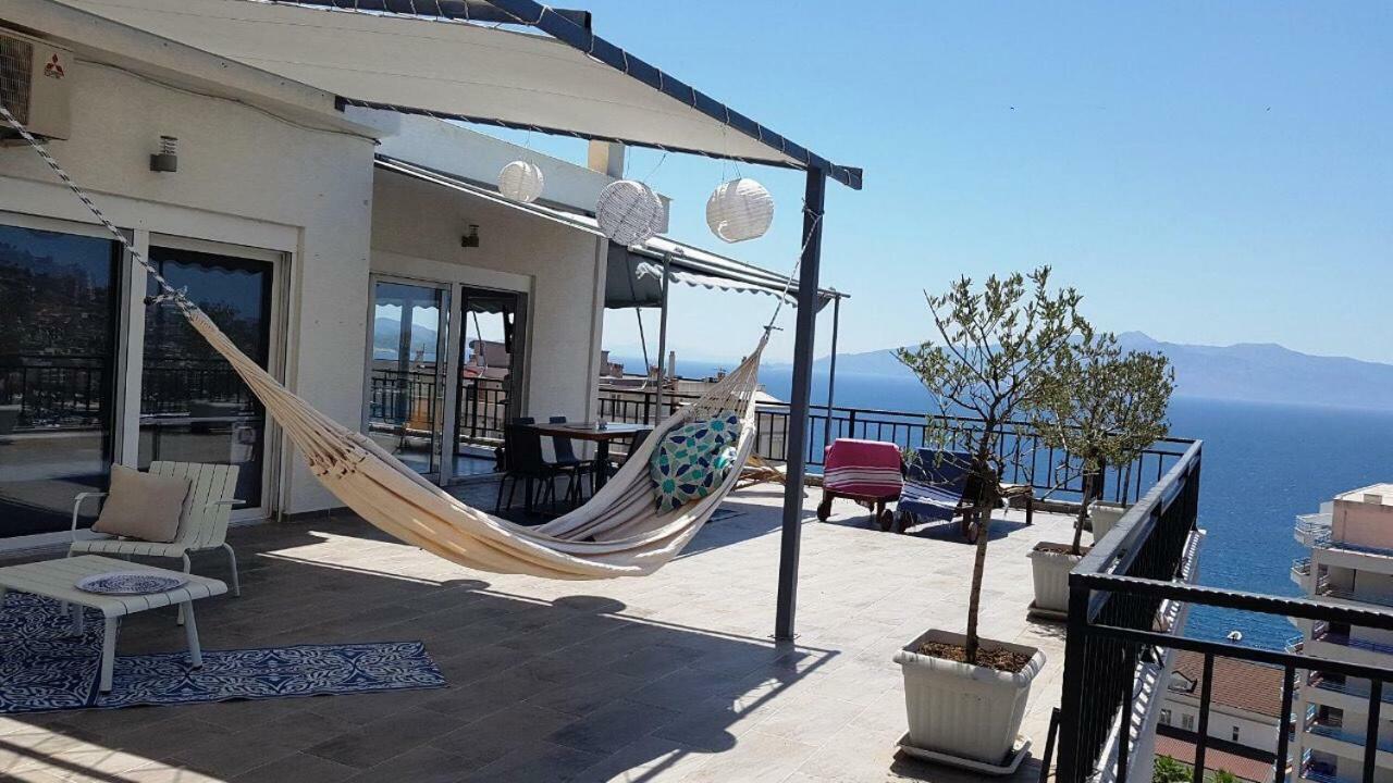 Summer Dream Penthouse Daire Sarandë Dış mekan fotoğraf